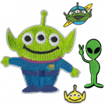 Toy Story  Alien Embroidered Patches For Clothing Thermoadhesive kawaiii Patches Cartoon Badges Iron