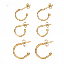 10pcs Stainless Steel Ear Wire Earring Hooks Connector for DIY Jewelry Making Accessories Crafts Dangle Hoop Earrings Components