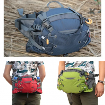 Sports Waist Bag Men Women Outdoor Hiking Riding Waterproof Wearproof Backpack 7L Camping Travel Shoulder Bag Water XA73WD