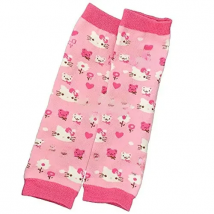 Sanrio Kawaii Hello Kitty Arm Cover Pink Kt Cat Arm Warmer Punk Cute Knitted Arm Sleeves Fingerless