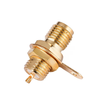 JX RF Connector SMA Female RF Coaxial Adapter Panel Mount with Nut Bulkhead Handle Solder Post Jack Connector