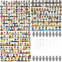5000 styles Random Norepeat City Figures Movie Characters Worker Police Soldier Ninja Superheros Building Block Bricks Toy