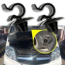Pair Hood Bonnet Rod Support Prop Clip Stay Clamp Holder 792834 For Vauxhall Opel Vivaro X83 2001 - 2014 Fastener Retainer 2002