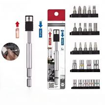 VESSEL A20HSQ 2-Way AdapterSocket and Bit Two-Way DriveWrenchExtension Handle1/4 Bit ExtensionScrewdriverJapanese Tools