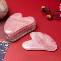 Natural Jade Gua Sha Scraper Board Massage Rose Quartz Jade Guasha Stone For Face Neck Skin Lifting Wrinkle Remover Beauty Care