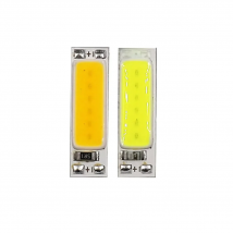 25x7mm COB LED Light  1W 3V LED Lamp Chip 25mm Super Tiny Bar Lights Warm Cold white for DIY Electronic products Signal Lighting
