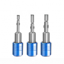 1PCS Blue color 800 801 802 to 1/4 inch Hex Shank Screwdriver Bit Holder Quick Release Electric Drive bar Drill hand Tools parts