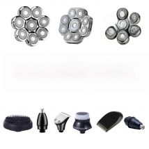 Replaceable 3D 4D 5D 6D 7D 8D 9D Electric Shaver Heads | Nose Trimmer, Hair Clipper & Facial Massage Heads