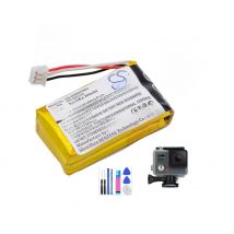 Camera Battery For Gopro PR-062334 Hero HWBL1 CHDHA-301 Plus + Capacity 800mAh / 2.96Wh Color Black Volts  3.70V Type Li-Polymer