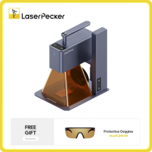 Macchina per incisione Laser Laserpecker con 5W 2K Bluetooth 5.0 Mini incisore portatile per la lavorazione del legno carta fai da te in pelle LP2