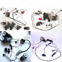 Children Electric Vehicles Wiring Harness DIY With RX30 RX18 Remote Control Kit and 12V 24V RS550 Gearbox Ride On Toys Car Parts