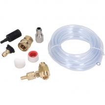 4000 PSI Chemical Injector Kit G3/ 8 High Pressure Washer Adjustable Soap Dispenser with G 1/4 Inch Black Soap Nozzle and Tape