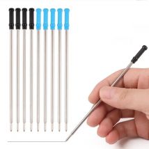 20pc/lot 11.6cm Special Metal Pen Refills for Ballpoint Pen 1.0mm Ball Pen Refill Blue Black Ink Office School Kawaii Stationery