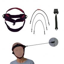 Neck weight Lifting grip wrist wraps straps Strengh Exercise Fitness body building Adjustable Head gym crossfit dumbbell