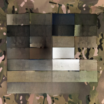 White Letters Custom Laser Cut IR IFF Infrared Reflection Patch Radio Call Sign Name Tapes