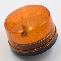 DC 12V or 24V LED gate flashing warning light, used for rotating swing door opener/obstacle signal flashing light