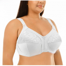 Top White lace Large Minimizer Push Up Bras for women sexy Plus Size BH Unlined Full Coverage vest backless sports bra PAD C02