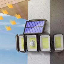 Solar Lights for Outdoor Use with Motion Sensor, 300 LEDs Super Bright with Remote 3 Modes Waterproof for Garden  LED Floodlight