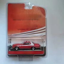 Greenlight Diecast Alloy 1/64 1976 Ford GRAN TORINO Car Model Red Adult Classic Collection Static Display Boy Toy