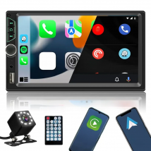7 Inch HD Touch Screen Car Radio 2 Din High Quality Car Video Player Wireless CarPlay Android Auto with Bluetooth Rear Camera