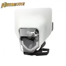 Para Husqvarna Enduro faro LED máscara de carenado de motocicleta TE FE FC 250 300 350 450 Dirt Bike Supermoto accesorios Motocross