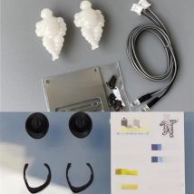 1 Pair LED Luminous Doll Lighting Upgrade for 1/14 Tamiya RC Truck Tipper SCANIA 770S VOLVO BENZ ACTROS AROCS MAN TGX Diy Parts