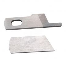 1SET #1250004237+1250014229 Upper + Lower Knife Blade FIT FOR Toyota SL3314, SL3304,Husqvarna Viking Huskylock 901 White Serger