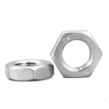 5-10Pcs Fine Thread M6 M8 M10 M12 M14 M16 Pitch 0.75/1/1.25/1.5 304 A2 Stainless Steel Flat Hex Hexagon Thin Jam Nut DIN439