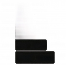 1PC Custom Name Patch Stripes Badge Iron On Or Hook Loop Black 8X2.5cm 8x5cm 10x2.5cm 10x4cm 12x2.5cm 15x5cm 20x7cm 25x8cm