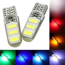 10pcs LED T10 Strobe Lights Car Lamp W5W Canbus Flashing Signal Bulbs For Car Width Light Stroboscopic Cleara