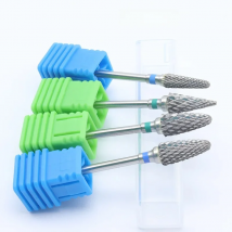 Quality!Left Hand Tungsten Carbide Nail Drill Bit Milling Eletric Manicure Machine Equipment Cuticle Clean Burr Dental