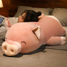 45-95cm Squishy Simulation Pig Stuffed Doll Plush Piggy Toy Animal Soft Plushie Pillow Cushion Comforting Gift