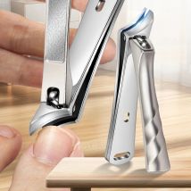 1Pcs Nail Clipper Slanted Blade Nail Cutter Ingrown Toenail Clippers for Thick Toenails Angled Head Toe Nail Fingernail Trimmer