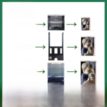 3 Inch Paper C Tray for Canon Card Size Paper Cassette PCC-CP400 for Canon Selphy CP1300 CP1200 CP910 CP900 CP800 Photo Printer