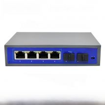 10G SFP+ fiber Switch 2.5Gbps Ethernet 4 Port 2500Mbps Network Switcher 2 Port 10G SFP+ Slot Hub Internet Splitter Plug and Play