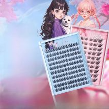 BQI 10 Rows Glue-Free Natural False Eyelashes Convenient Makeup Tool, Soft & Comfortable Wearing Lower Eyelashes