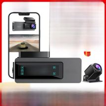 Exclusive Mold TN-LCD 4k Dash Cam Front and Rear,5.8G WiFi Dash Camera for Cars,Free 64GB SD Card,APP Control,6 Layer Lens WDR
