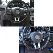 For Mercedes-Benz ABCE GLA CLA GLC GLS GLE class W176 W246 W205 W213 W117 C117 X156 X253 W447 ABS car steering wheel frame trim
