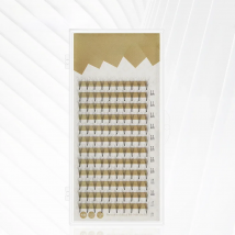 GAHAMACA 2D/3D/4D/5D/6D Russian Premade Volume Eyelashes Extension Short Stem Pre made Fans C/D Curl Mink Individual Lash