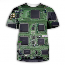 PLstar Cosmos Electronic chip Hip Hop tshirt Men 3d Full print t-shirts  Summer short sleeve tee Harajuku Punk Styl Women/Unisex