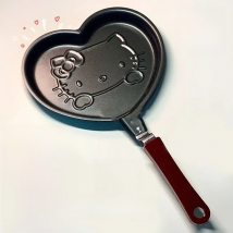 Hello Kitty Mini Frying Pan Pan Cartoon Cartoon Home Creative Breakfast Omelet Pan Healthy Non-stick