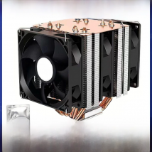 6 Heat Pipe CPU Cooler 4Pin PWM PC Quiet Air Cooler Fan for Intel LGA 1366 1700 1200 1150 1151 1155 2011 X79 X99 AM3 AM4 AM5