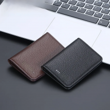 2023 New Male Credit Card Wallet Mini Card Pouch Large Capacity 6 Magnetic Credit Card Slots Purse Organizer Card Purse Small
