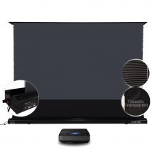 2025 New 120-Inch Floor Rising Ultra Short Throw Projector Screen 16:9 4k HD Anti-Light for Laser TV