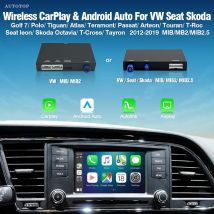 AUTOTOP-caja de módulo Carplay inalámbrico Android para Skoda Octavia Polo Golf 7 Passat Arteon Scirocco t-cross Tiguan MIB MIB2