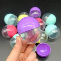 5Pcs 47x56MM 1.85*2.2Inch Plastic PP+PS Empty Toy Capsules Surprise Ball For Vending Machine Can Filled With Toys Kid Gifts