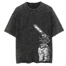 Graphic Vintage Acid Wash Cotton Tees for Men Women Summer Casual Oversized T-Shirt Gym Workout Fitness Short Sleeve Tops Tees