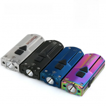 MATEMINCO CSF02 Nichia 219C+365nm UV LED+ Red LED 300LM Mini Keychain USB Rechargeable LED Flashlight Lantern For Self Defense