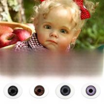 Witdiy handmade boat-shaped (oval) exquisite lifelike glass eyes SD, BJD, OB, reborn doll accessories 12/14/18/20/22/24mm