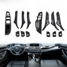 LHD Interior Plastic Door Armrest Window Switch Panel Pull Handle 7pcs Set For BMW 5 Series F10 F11 F18 520i 523i 525i 528i 535i